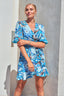 Jumpsuit mit Rüschen-Camisole - Blau