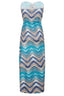 Strapless dress Myzithres - Ice blue