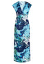 Kimono jurk Chikitu - Blauw
