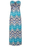 Strapless dress Myzithres - Ice blue