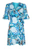 Jumpsuit mit Rüschen-Camisole - Blau