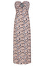 Strapless jurk Noe - Champagne