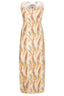 Strapless dress Keri - Yellow