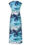 Kimono jurk Chikitu - Blauw