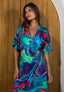 Kimono dress Lotus Sorobon - Deep Turquoise