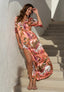 Kimono jurk Lotus Chikitu - Flamingo Pink