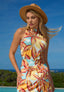 Top halter Palm - Caribbean Sunrise