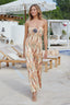 Strapless dress Keri - Yellow