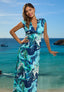 Kimono jurk Chikitu - Blauw