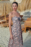 Strapless jurk Noe - Champagne