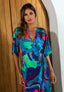 Kimono dress Lotus Sorobon - Deep Turquoise