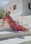 Kimono jurk Flamingo Garden - Roze