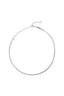 Chic by Lirette - Ketting Collier Platte Schakels - Zilver