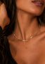 Chain Necklace Flat Links - Rose Gold