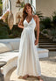 Halter Dress Natural - White