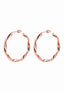 Oorbellen Solana RVS - Rose