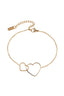 Armband met Hartjes - Goud