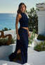 Maxi rok Natural - Nachtblauw