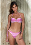 Bandeau bikini top Guna - Roze
