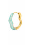 Oorbellen Celeste RVS - Turquoise