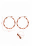 Oorbellen Solana RVS - Rose