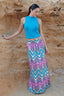 Top halter Natural - Zakynthos Blauw