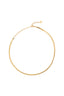 Chic by Lirette - Ketting Collier Platte Schakels-Goud