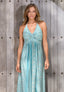 Halter Dress Guna - Turquoise