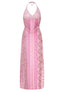 Halter dress Guna - Pink