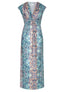 Chic by Lirette - Kimono jurk Quetzal - Turquoise