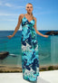 Maxi jurk Chikitu - Blauw