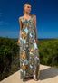 Maxi jurk Palm - Caribbean Jungle