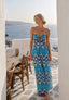 Strapless dress Myzithres - Ice blue
