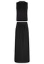Natural Zwart Set - Maxi rok & Top