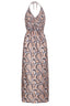 Halter jurk Noe-Champagne