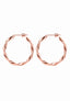 Oorbellen Solana RVS - Rose