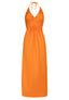 Halter jurk Natural - Oranje