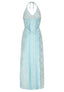 Halter Dress Guna - Turquoise