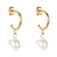 Oorbellen Waterpearl - Goud