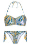 Bandeau Bikini Palm - Caribbean Jungle