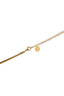 Chain Necklace Flat Links-Gold