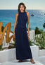 Maxi rok Natural - Nachtblauw