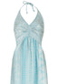 Halter Dress Guna - Turquoise