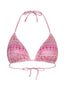 Triangle bikini top Guna - Pink