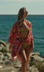 Kimono Robe Flamingo Garden - Roze
