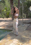 Palazzo pants Contadora - Champagne